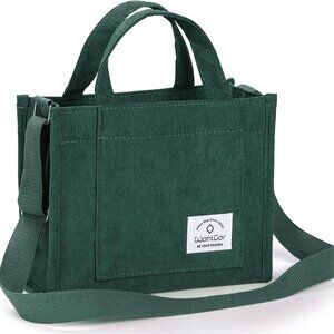 Tote Bag for Women, Corduroy Crossbody Bags Shoulder Handbag Small Satchel Hobo